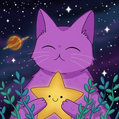 Purrple Cat logo